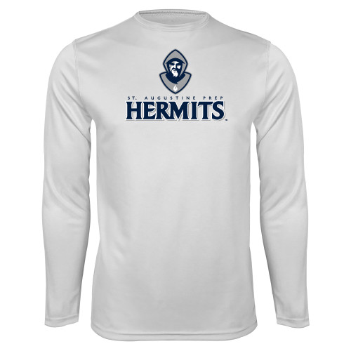 Main Image for  White Performance Long Sleeve Shirt