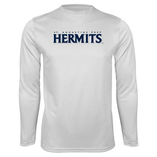 Main Image for  White Performance Long Sleeve Shirt