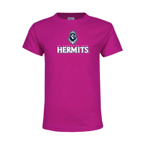  Youth Hot Pink T Shirt - Primary Mark