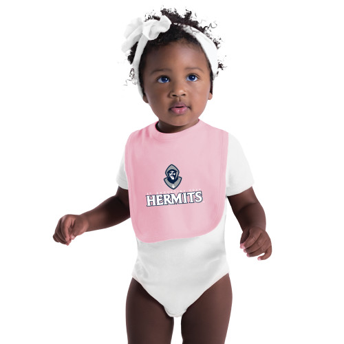  Light Pink Baby Bib - Primary Mark