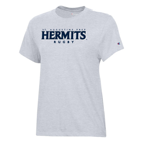  Champion Womens Oxford Grey Core Short Sleeve Tee - Hermits Rugby