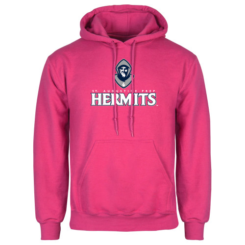 Womens Fuchsia Fleece Hoodie - Primary Mark