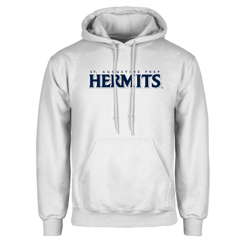  White Fleece Hoodie - St. Augustine Prep Hermits