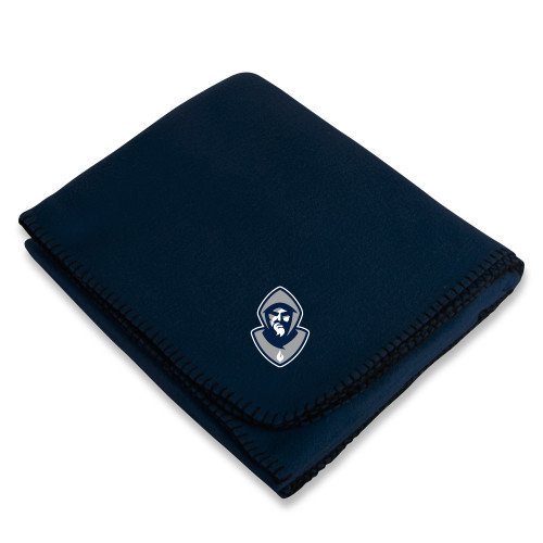  Navy Arctic Fleece Blanket - Hermit Mascot