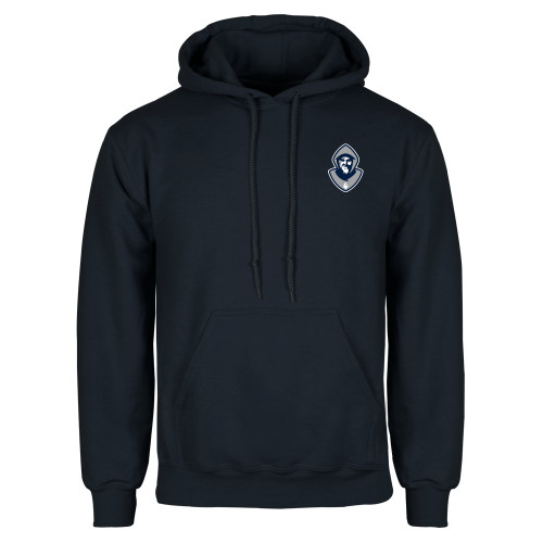  Navy Fleece Hoodie - Hermit Mascot