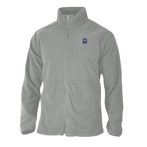  Columbia Grey Everest Ridge Fleece Full Zip Jacket - Hermit Mascot