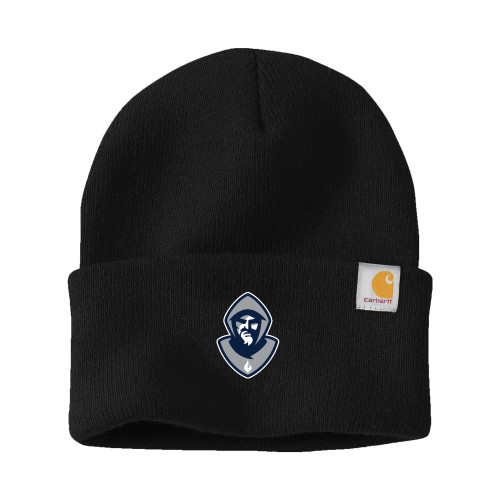  Carhartt Black Knit Beanie w/Cuff - Hermit Mascot