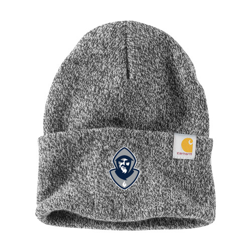  Carhartt Black/White Knit Beanie w/Cuff - Hermit Mascot