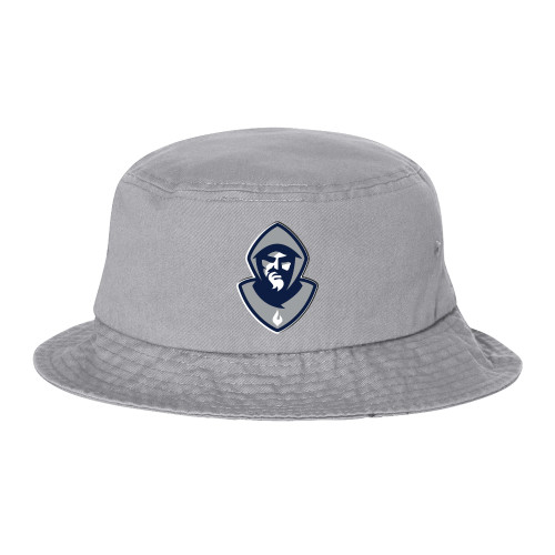  Sportsman Grey Bucket Hat - Hermit Mascot