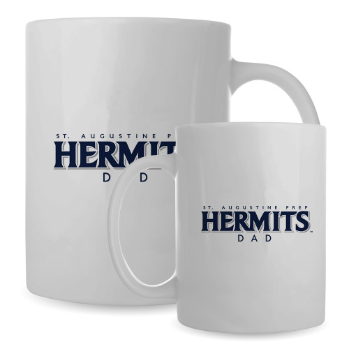  Dad Full Color White Mug 15oz - Hermits Dad