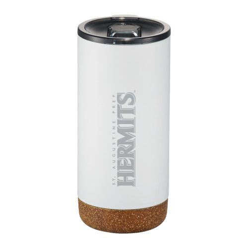  Valhalla Vacuum Insulated White Tumbler 16oz - St. Augustine Prep Hermits  Engraved