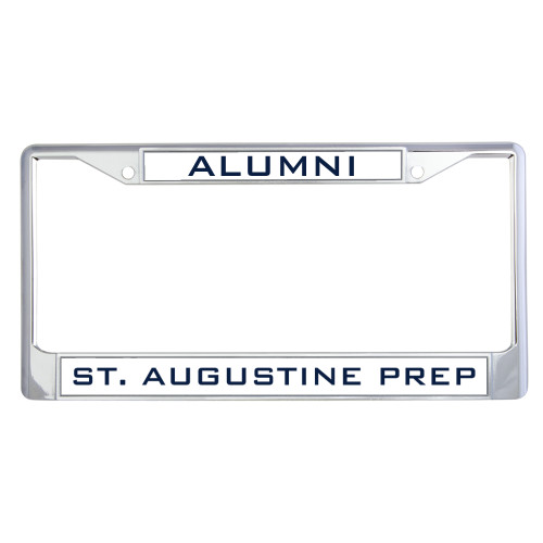  Alumni Metal License Plate Frame in Chrome - Alumni