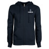 Thumbnail image for  ENZA Womens Navy Fleece Full Zip Hoodie