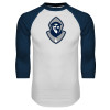 Thumbnail image for  White/Navy Raglan Baseball T Shirt