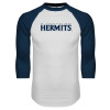 Thumbnail image for  White/Navy Raglan Baseball T Shirt