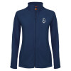 Thumbnail image for  Womens Navy Fleece Full Zip Jacket