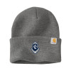 Thumbnail image for  Carhartt Heather Grey Knit Beanie w/Cuff
