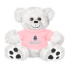 Thumbnail image for  Plush Big Paw 8 1/2 inch White Bear w/Pink Shirt