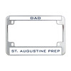 Thumbnail image for  Metal Motorcycle License Plate Frame in Chrome