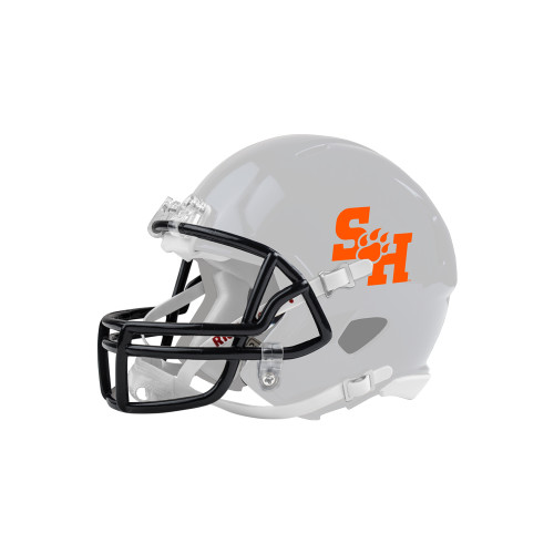  Riddell Replica White Mini Helmet - Athletics Mark Pattern