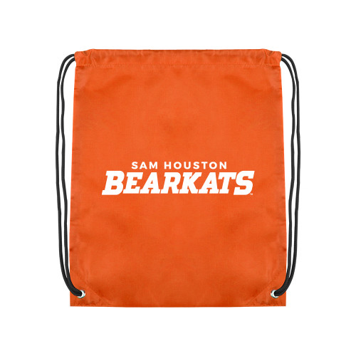  Orange Drawstring Backpack - Wordmark