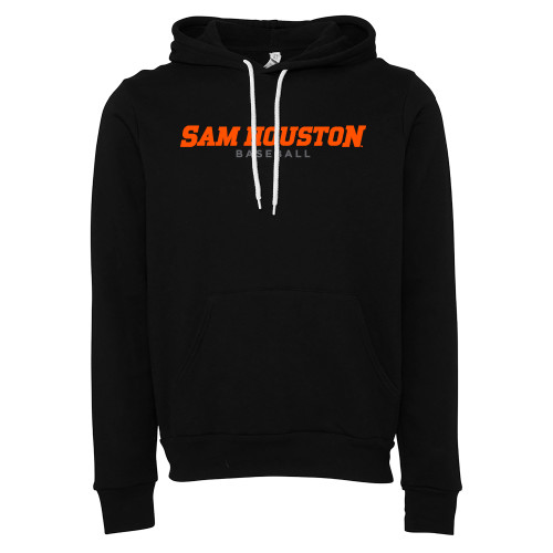  Bella + Canvas Black Fleece Hood - Sam Houston Baseball