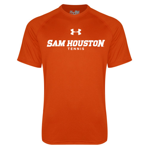  Under Armour Orange Tech Tee - Sam Houston Tennis