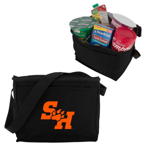  Six Pack Black Cooler - Primary Athletics Mark