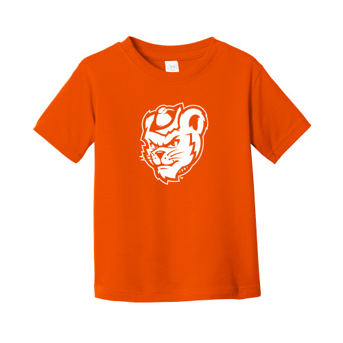  Toddler Orange T Shirt - Bearkat Head