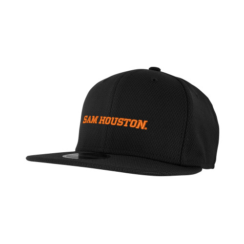  New Era Black Diamond Era 9Fifty Snapback Hat - Sam Houston Wordmark EMB