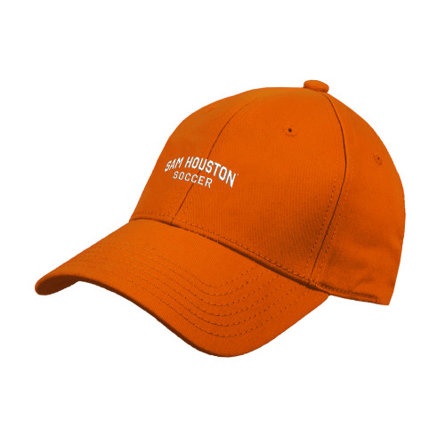  Orange Structured Adjustable Pro Style Hat - Soccer