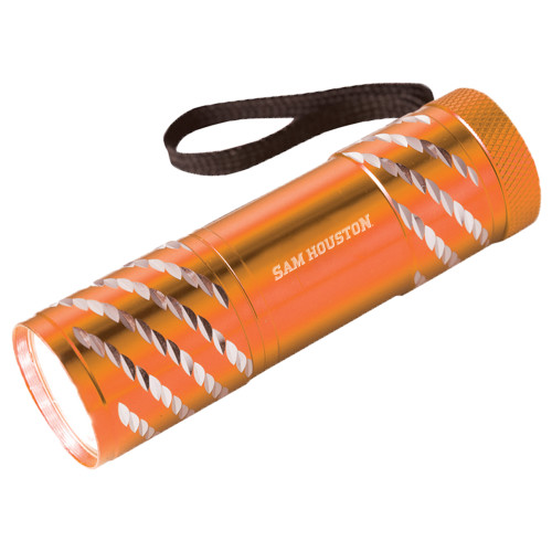  Astro Orange Flashlight - Sam Houston Wordmark Engraved