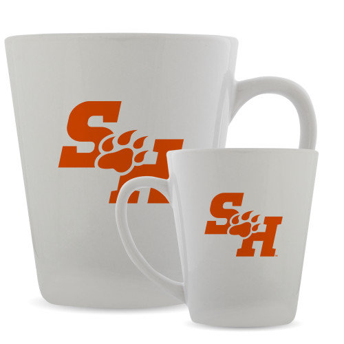  Full Color Latte Mug 12oz - Athletics Mark Pattern