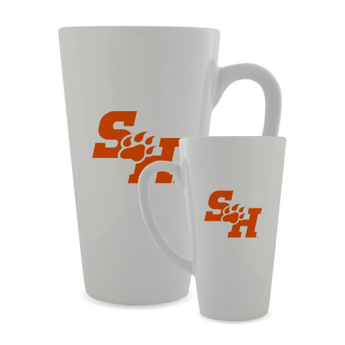  Full Color Latte Mug 17oz - Athletics Mark Pattern