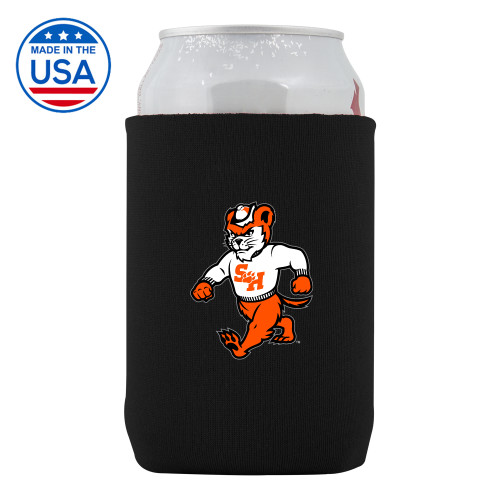  Neoprene Black Can Holder - Bearkat Full Body