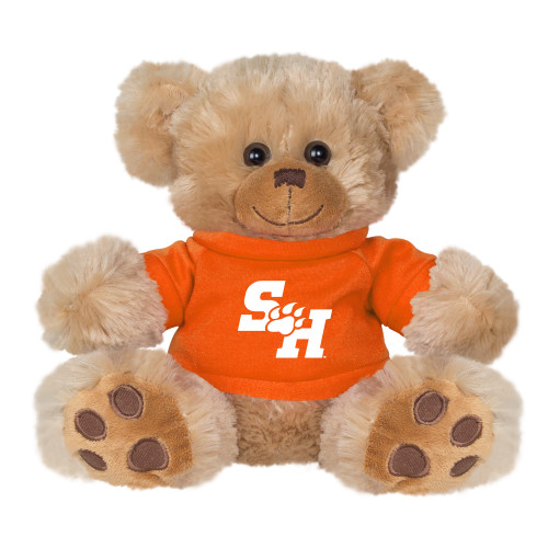  Plush Big Paw 8 1/2 inch Brown Bear w/Orange Shirt - Primary Athletics Mark