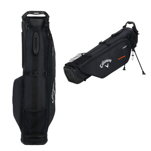  Callaway Par 3 Black Stand Golf Bag - Sam Houston Wordmark EMB