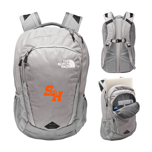  The North Face Grey Connector Backpack - Primary Athletics Mark EMB