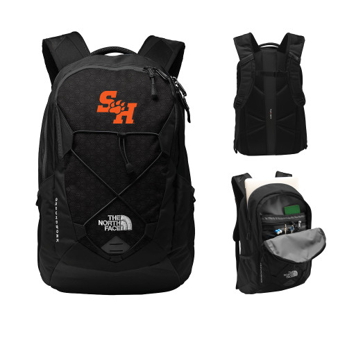  The North Face Black Groundwork Backpack - Primary Athletics Mark EMB