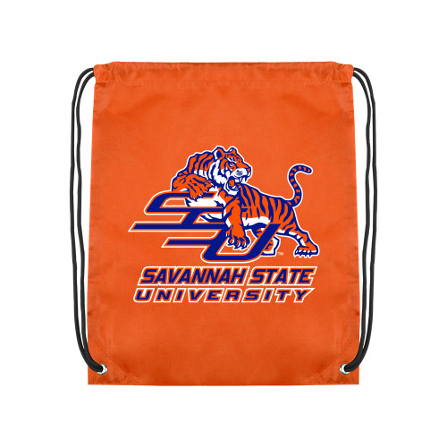  Orange Drawstring Backpack - Official Logo