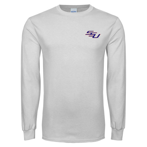  White Long Sleeve T Shirt - SSU