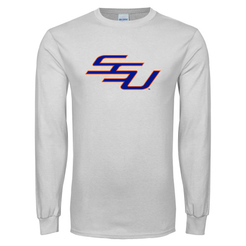  White Long Sleeve T Shirt - SSU
