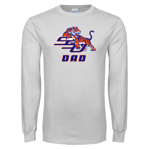  White Long Sleeve T Shirt - Dad