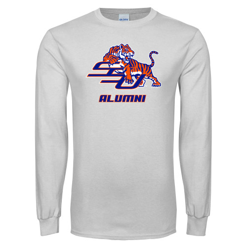  White Long Sleeve T Shirt - Alumni