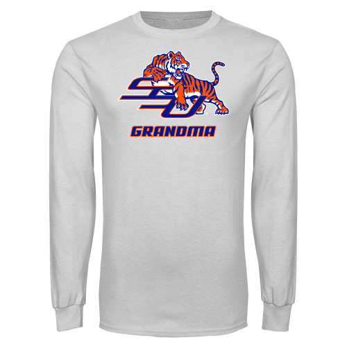  White Long Sleeve T Shirt - Grandma