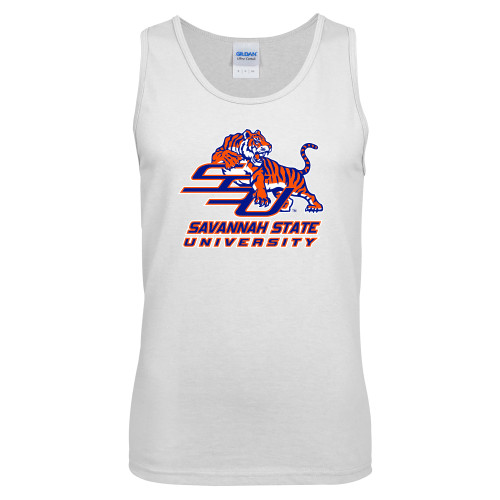  White Tank Top - Official Logo