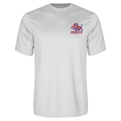  White Performance Tee - Official Logo