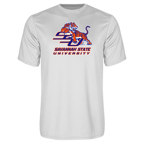  White Performance Tee - Official Logo