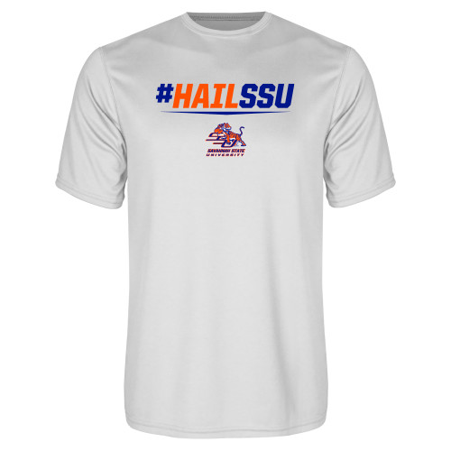  White Performance Tee - #HAILSSU