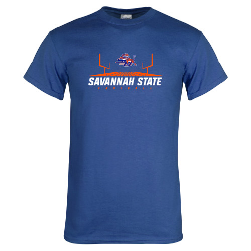  Royal T Shirt - Football Field Design